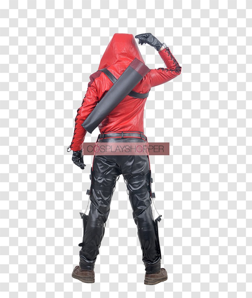 Roy Harper Green Arrow Costume Cosplay Suit - Leather - Red Transparent PNG