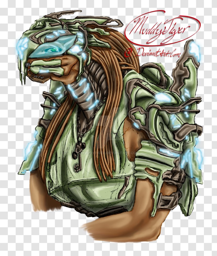 Library Illustration Drawing Predator Art - Predalien - Tiger 1 Wallpaper Muddy Transparent PNG