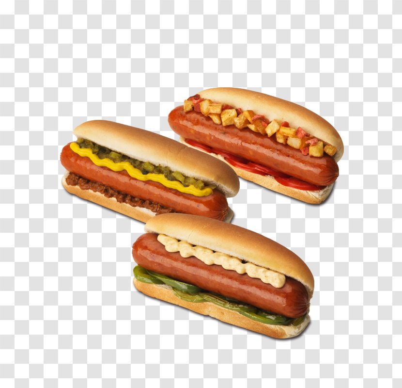 Sausage Sandwich Hot Dog Bratwurst Cheeseburger - Finger Food - Cooked Transparent Background Transparent PNG