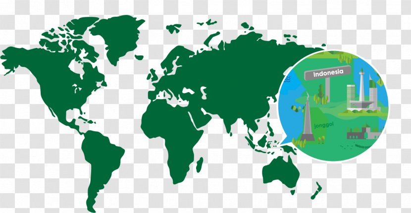 Early World Maps Globe - Green - Map Transparent PNG