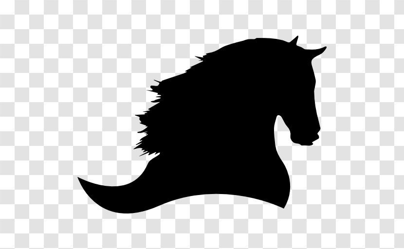 Standing Horse Silhouette - Like Mammal Transparent PNG