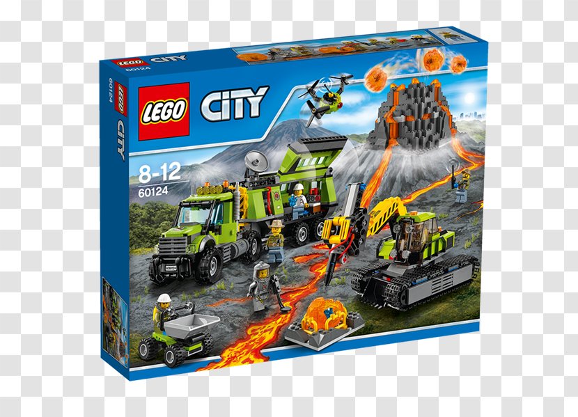 LEGO 60124 City Volcano Exploration Base Lego Toy Explorers Transparent PNG