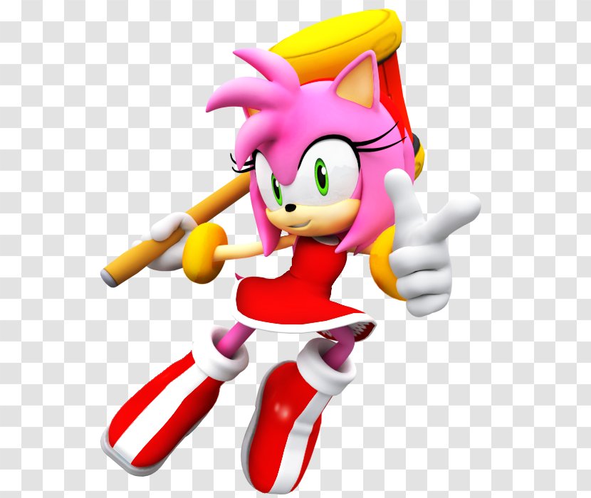 Amy Rose Knuckles The Echidna Sonic Chronicles: Dark Brotherhood Generations And Secret Rings - Models Vector Transparent PNG