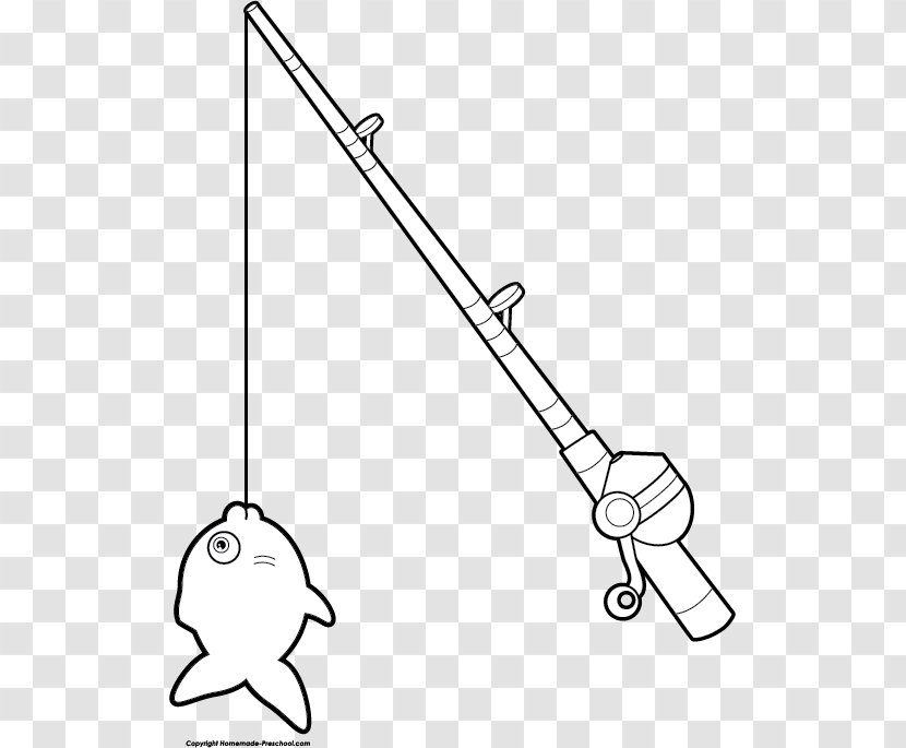 Fishing Rods Drawing Fly Clip Art - Pole Transparent PNG