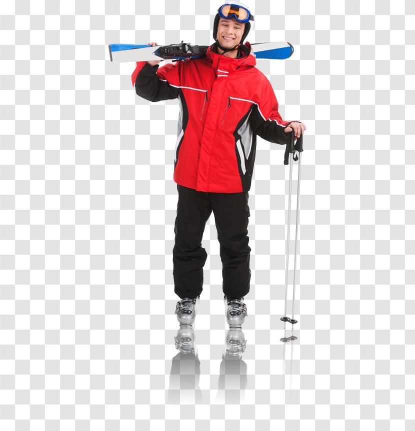 Ski & Snowboard Helmets Skiing Suit Stock Photography Poles - Outerwear Transparent PNG