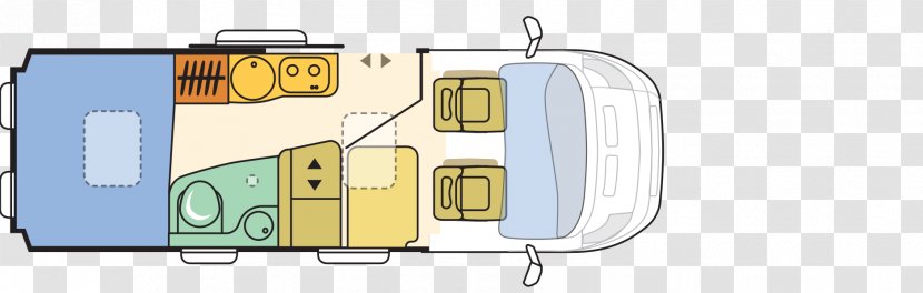 Floor Plan Open Interior Design Services Caravan - Computer Hardware - Berth Transparent PNG