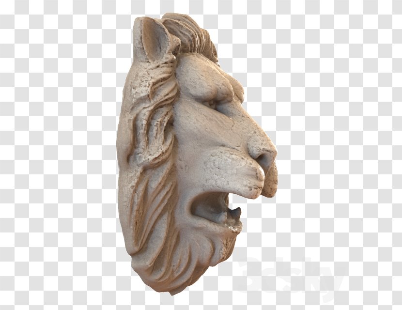 Lionhead Lion-man Sculpture Statue - Lionman - Lion Head Transparent PNG