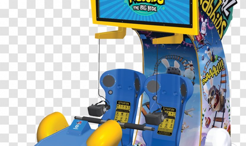 Rayman Raving Rabbids Virtual Rabbids: The Big Plan Arcade Game Reality Video - Yellow - Lai Games Sales Transparent PNG