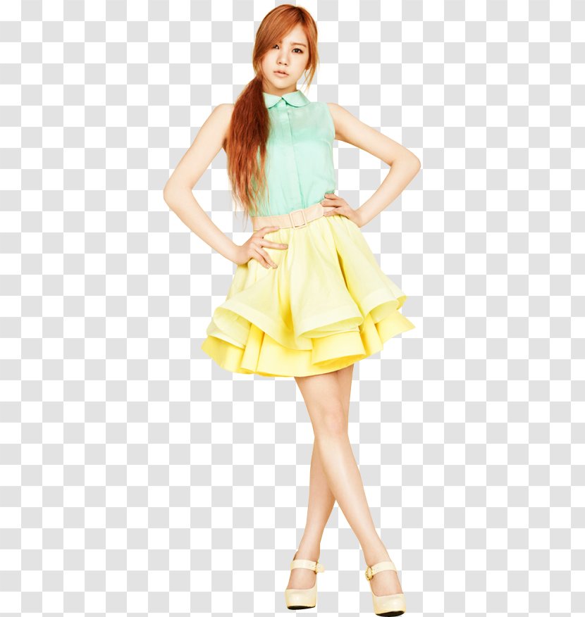 Lizzy After School Orange Caramel K-pop Heaven - Silhouette - Model Transparent PNG
