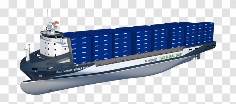 Container Ship Intermodal Cargo Feeder Transparent PNG