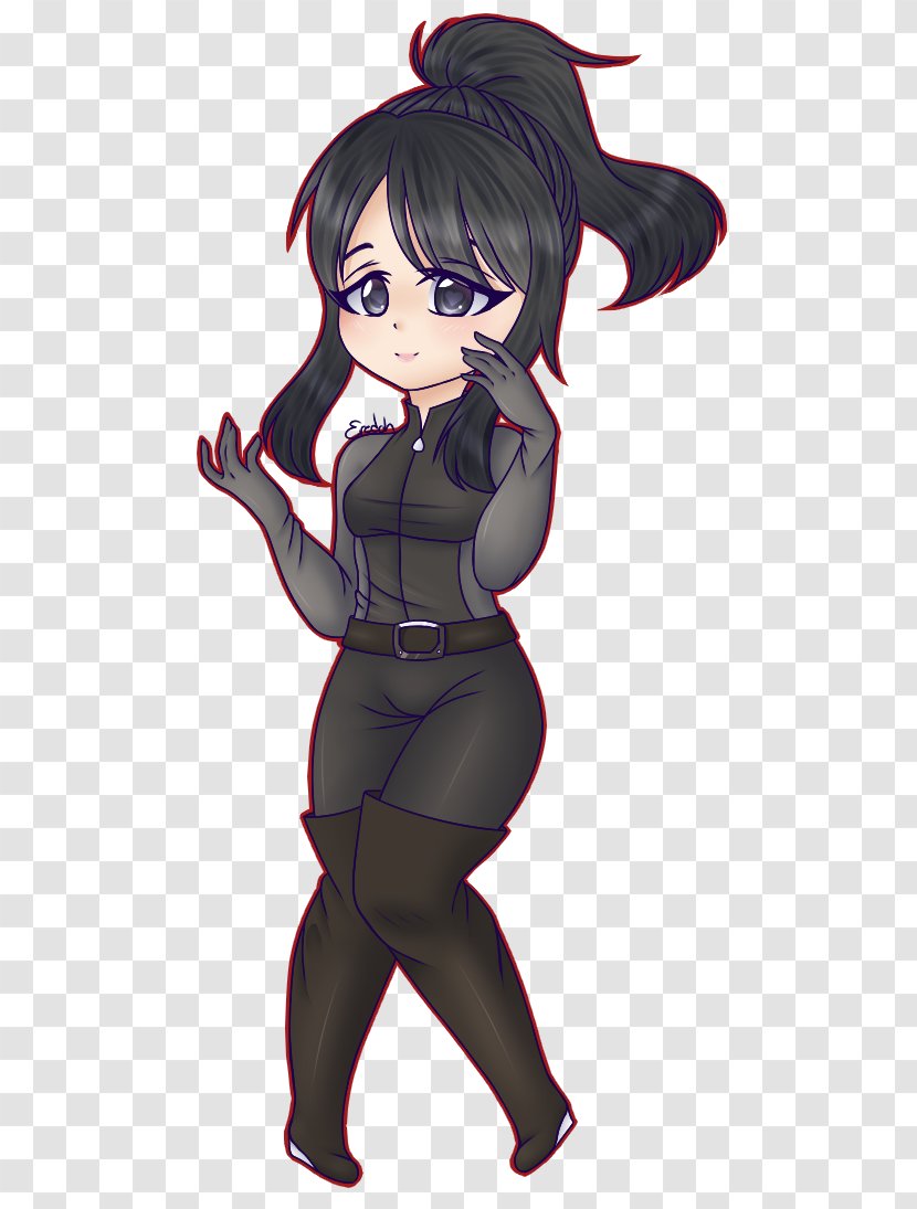 Yandere Simulator Fan Art Drawing - Silhouette - SHIFU SHE YAN JUN Transparent PNG