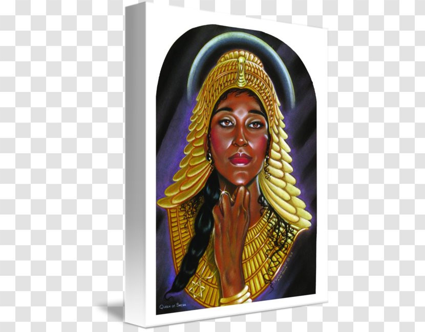 Queen Of Sheba Bible History Art Imagekind - Canvas Transparent PNG