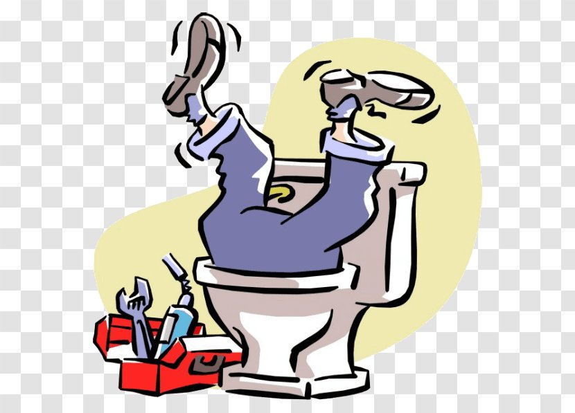 Plumber Plumbing Toilet Clip Art - Hand - Mansfield Products Llc Transparent PNG