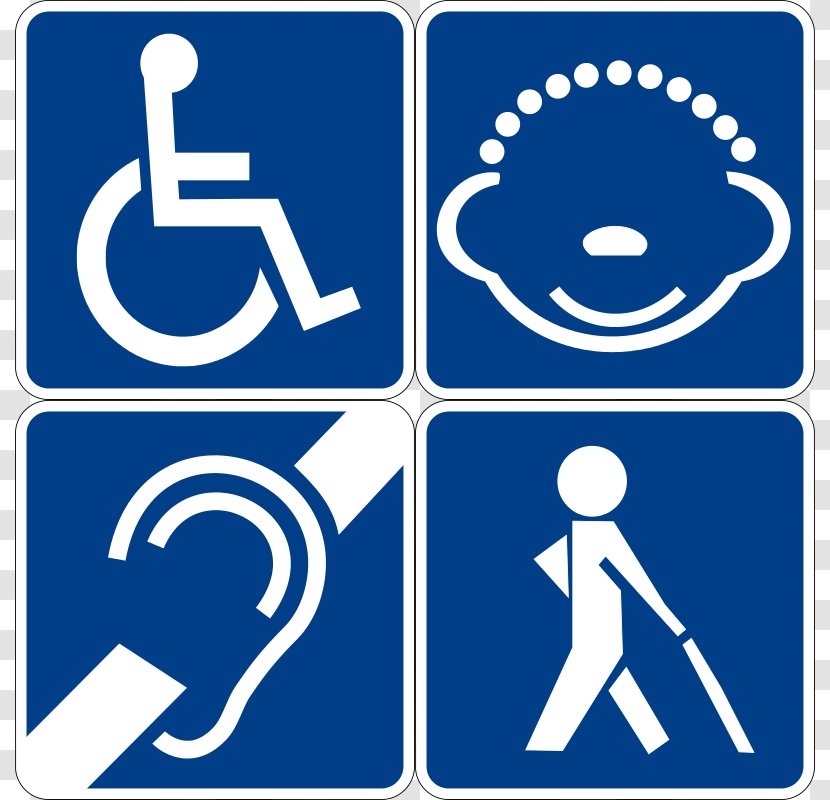 Disability Accessibility Wheelchair Clip Art - Area - Handicapped Cliparts Transparent PNG