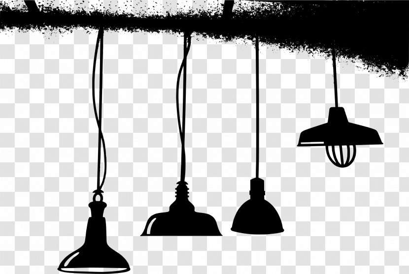 Light-emitting Diode Lamp Lighting Clip Art - Ceiling Fixture - Lamps Vector Transparent PNG