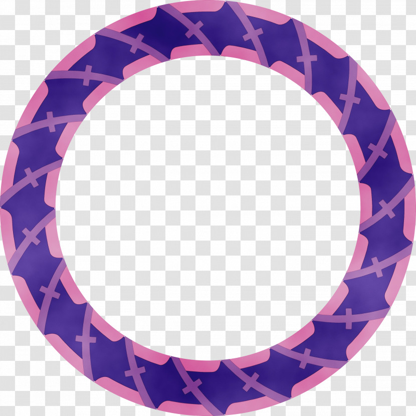 Purple Violet Pink Circle Bangle Transparent PNG
