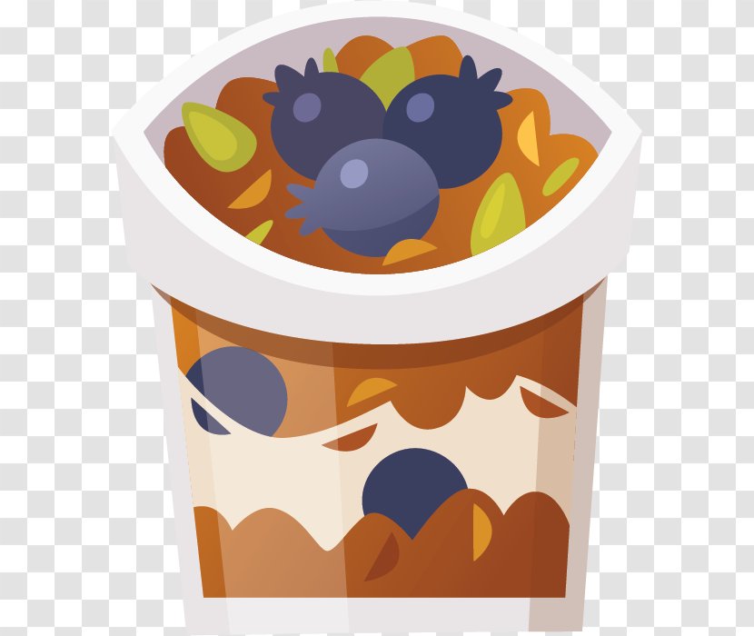 Food Flowerpot Flavor Clip Art - Parfait Transparent PNG