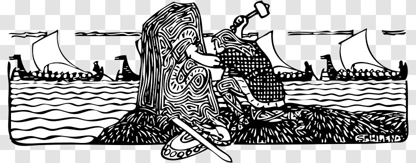 Vector Graphics Clip Art Vikings Viking Age - Historic Weapons Transparent PNG