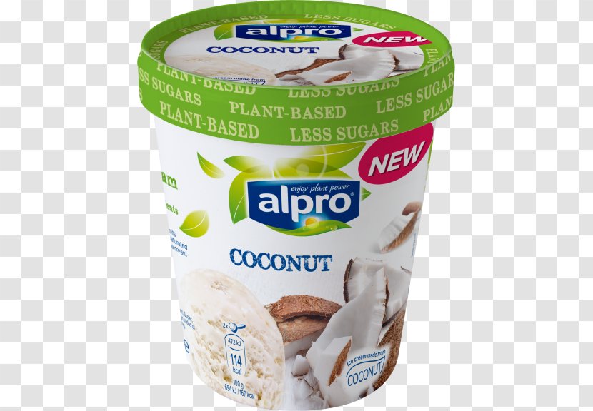 Chocolate Ice Cream Alpro Dairy Products - Frozen Dessert Transparent PNG