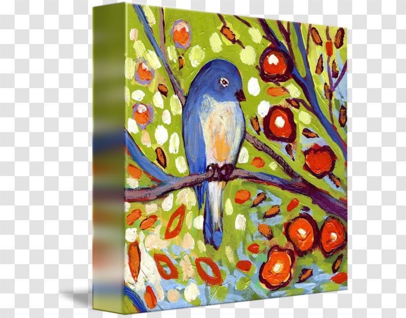 Acrylic Paint Still Life Giclée Painting Bird - Material Transparent PNG
