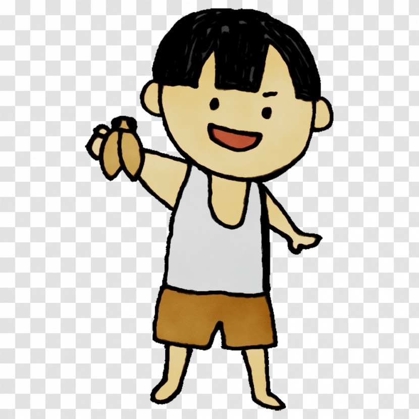 Meter Human Cartoon Character Yellow Transparent PNG