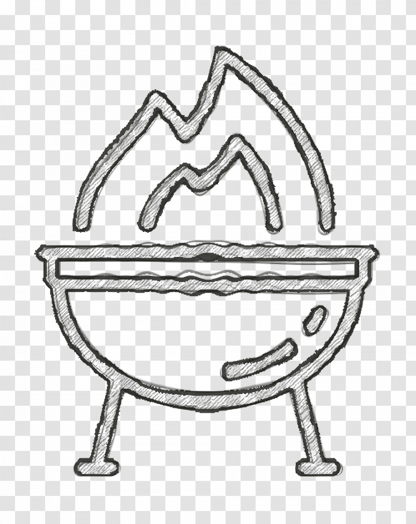 Barbecue Icon Restaurant Elements Icon Bbq Icon Transparent PNG