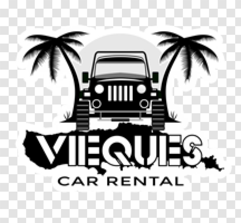 Vieques Car Rental Logo Jeep Transparent PNG
