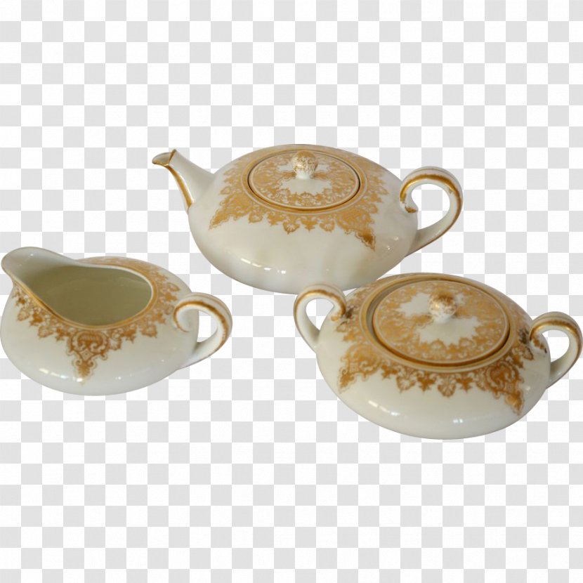 Saucer Coffee Cup Porcelain Teapot Tableware - Dishware Transparent PNG