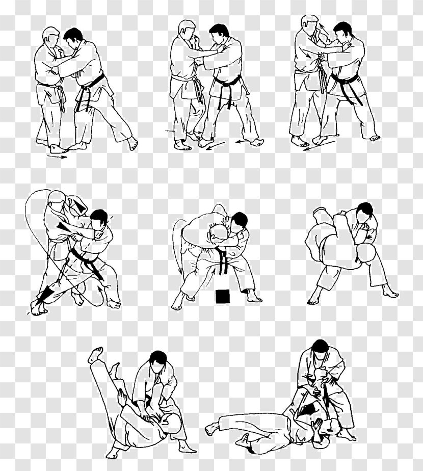 Tai Otoshi Seoi Nage Judo Throw - Heart - Kids Transparent PNG