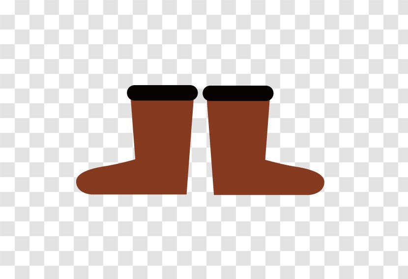 Shoe Boot - Booting - Brown Boots Cartoon Pattern Transparent PNG