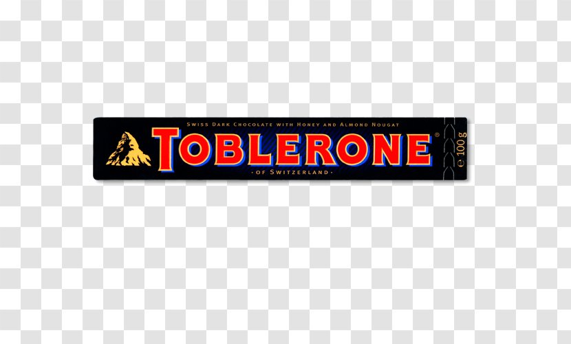Toblerone Dark Chocolate Font Brand Product Transparent PNG