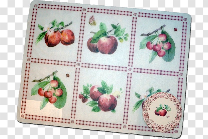 Strawberry Place Mats Pfaltzgraff Plate - Snack Transparent PNG