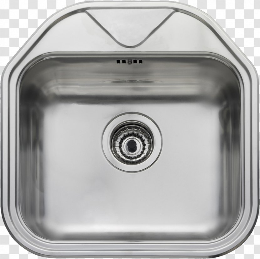 Sink Stainless Steel Kitchen Bowl Tap - Drain Transparent PNG