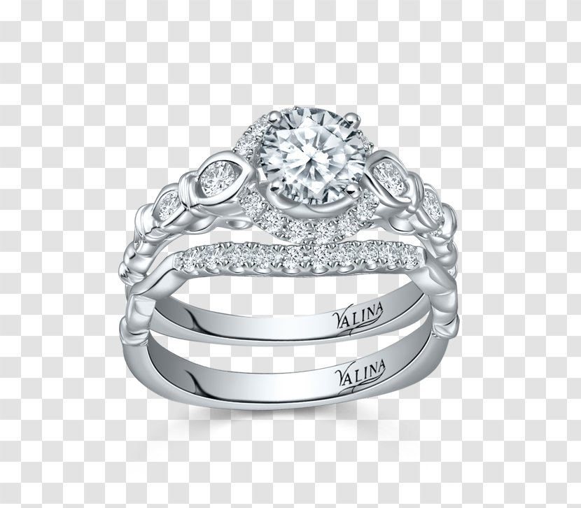 Wedding Ring Gemological Institute Of America Jewellery Engagement - Rings - White Gold Settings For Loose Stones Transparent PNG