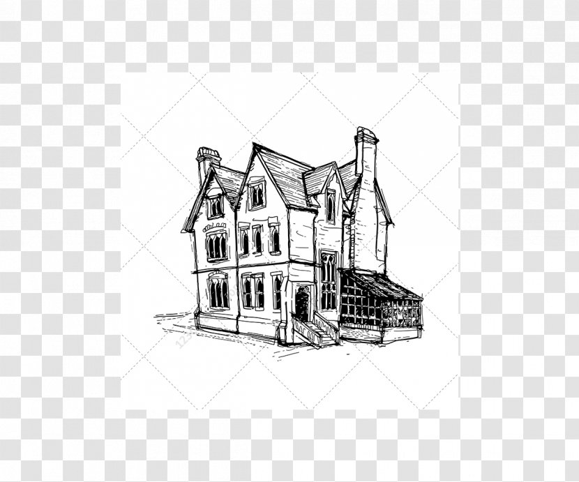 Home House Drawing Sketch - Artwork Transparent PNG