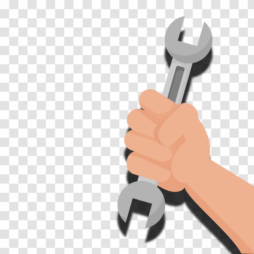 Tool Wrench Euclidean Vector - Hand Transparent PNG