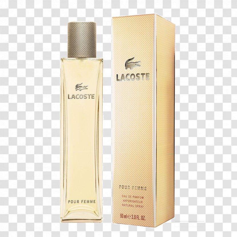Perfume Parfumerie Lacoste Pour Femme Eau De Toilette Cosmetics - Woman Transparent PNG