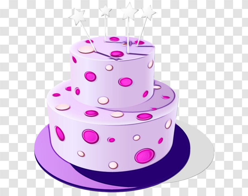 Pink Birthday Cake - Cupcake - Cuisine Polka Dot Transparent PNG