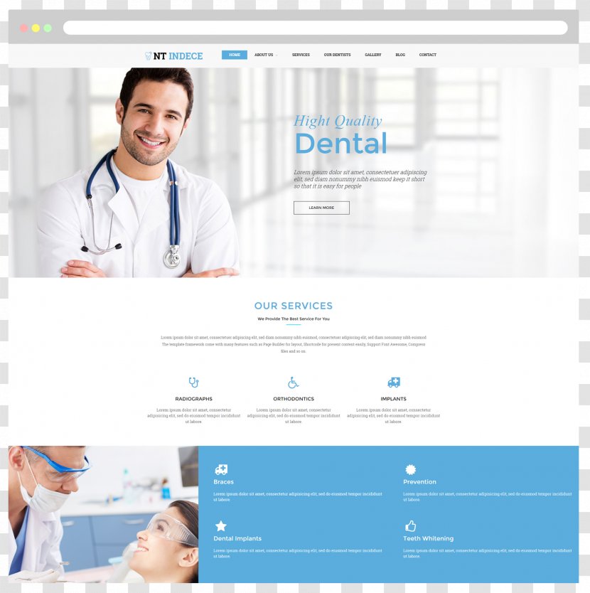 Service Web Page Business Organization - Webmaster - Dental Care Transparent PNG