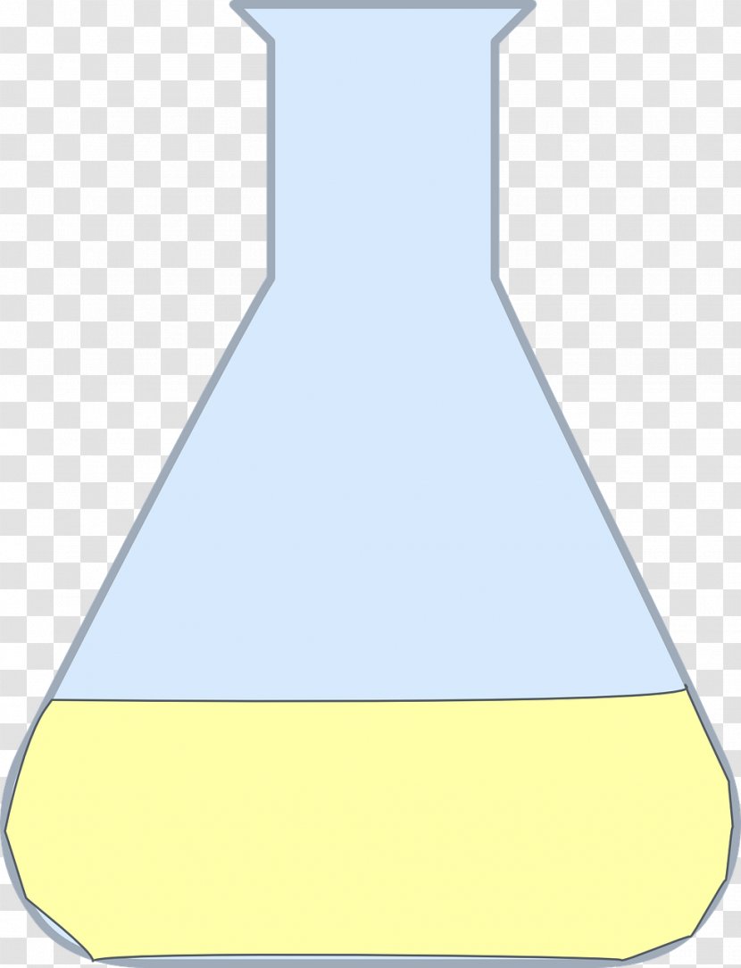 Laboratory Flasks Erlenmeyer Flask Chemistry Clip Art - Glass - Liquid Transparent PNG