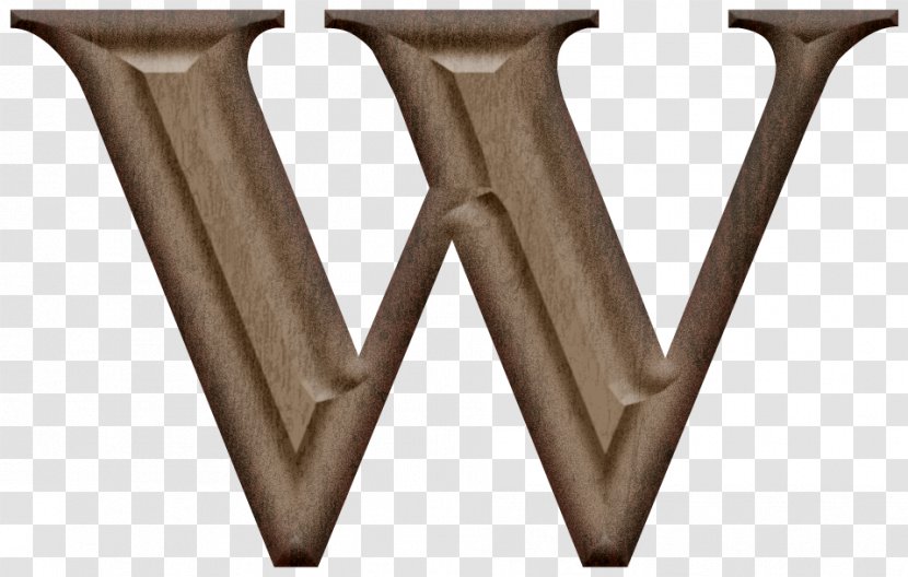 Wood Carving Sculpture - Furniture - Letter W Transparent PNG