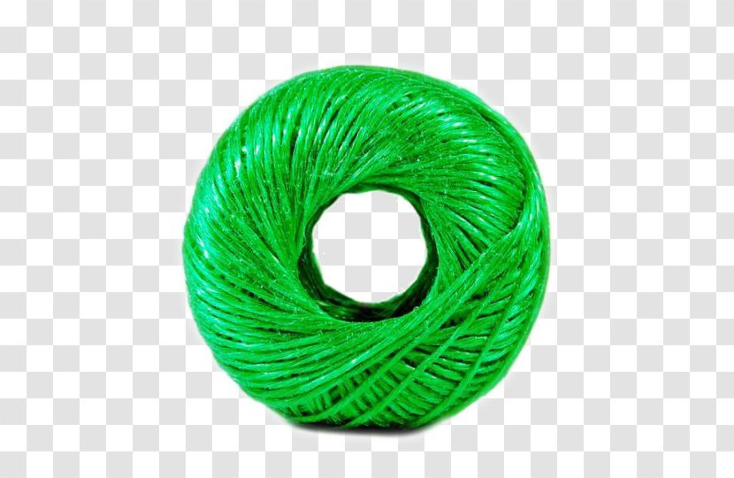 Nylon Yarn Rope - Thread - A Green Line Transparent PNG
