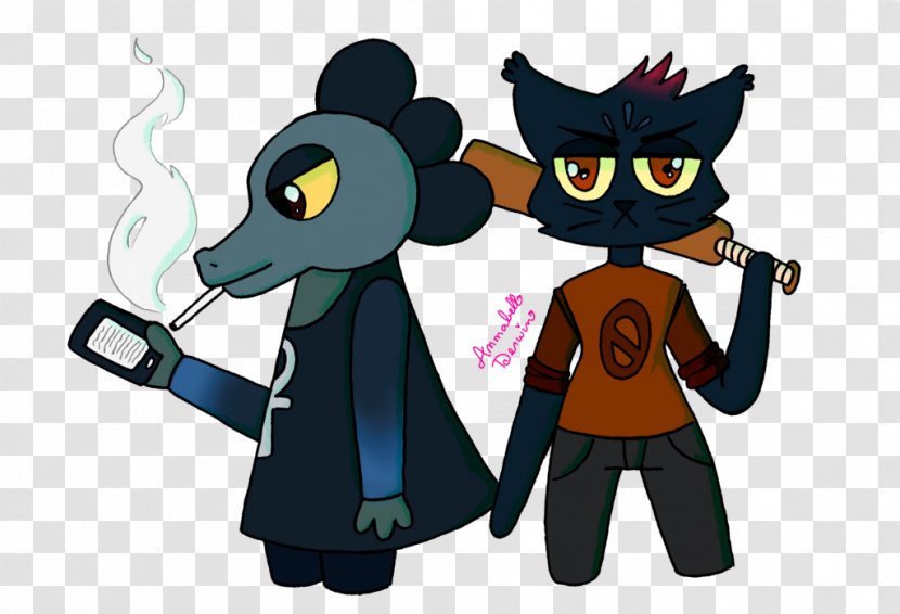 Night In The Woods Fan Art Drawing - Blog - Fictional Character Transparent PNG