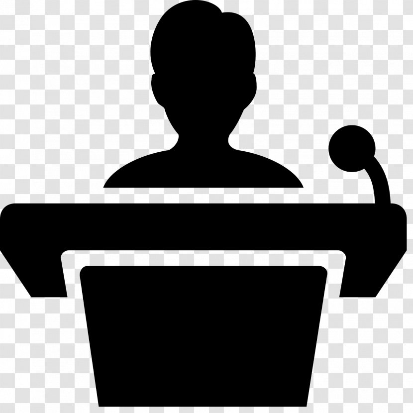 Podium Public Speaking Loudspeaker Transparent PNG