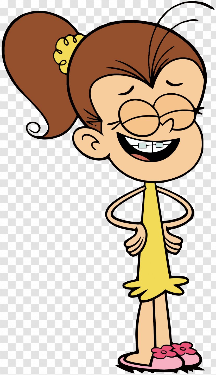 Lincoln Loud Luan Leni Lori Drawing - Text - Male Transparent PNG