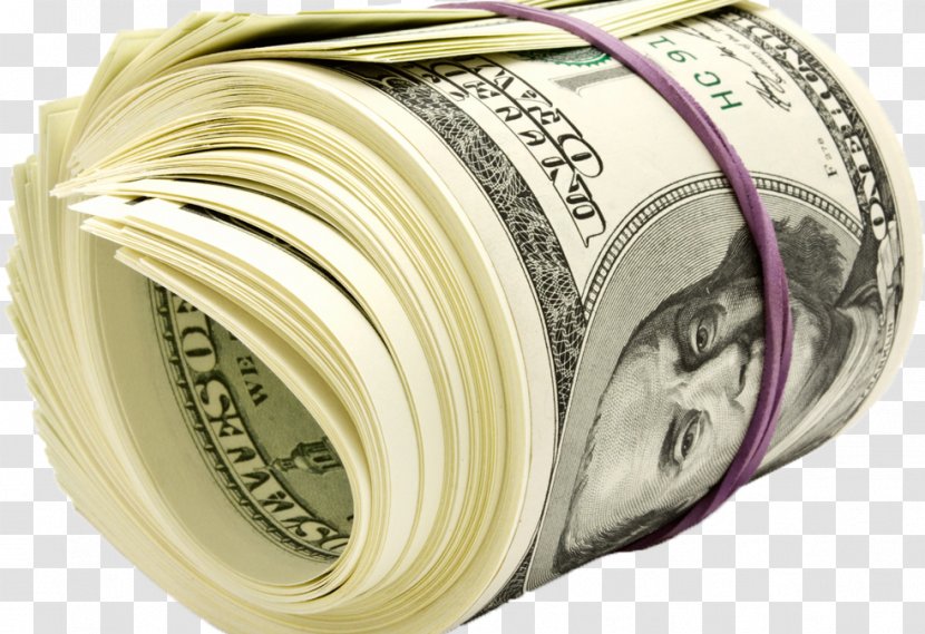 United States Dollar Money Roll Clip Art - Saving Transparent PNG