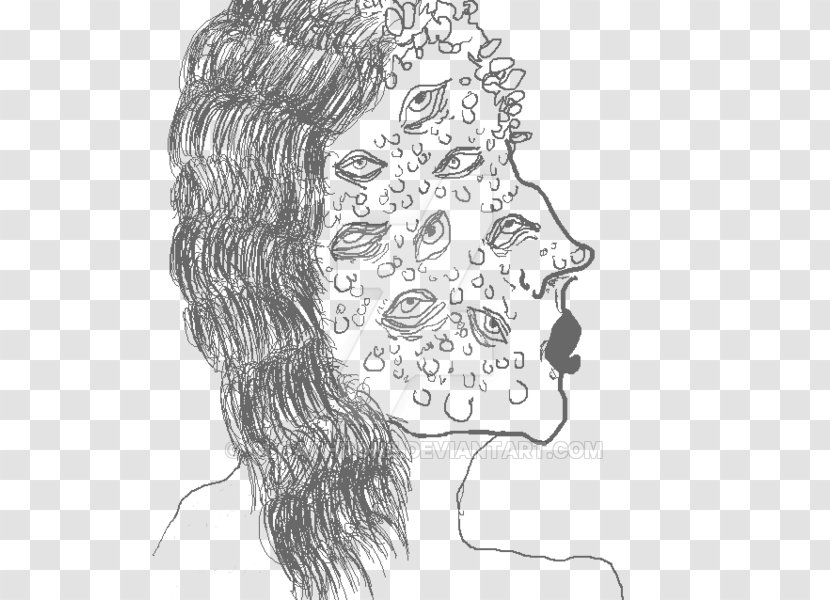 Visual Arts Line Art Sketch - Cartoon - Acne Skin Transparent PNG