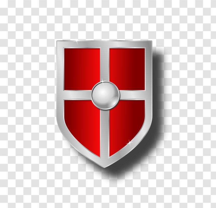 Shield Knightly Sword Weapon Clip Art - Knights Templar - Security Transparent PNG