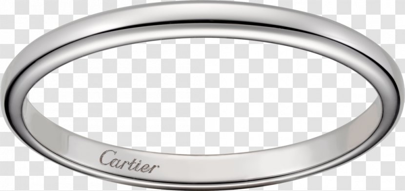 Ring Cartier Bracelet Clothing Accessories Bangle - Hardware Accessory - Platinum Transparent PNG