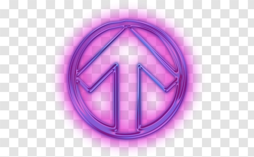Blog Nail Polish - Purple - Arrow Neon Transparent PNG
